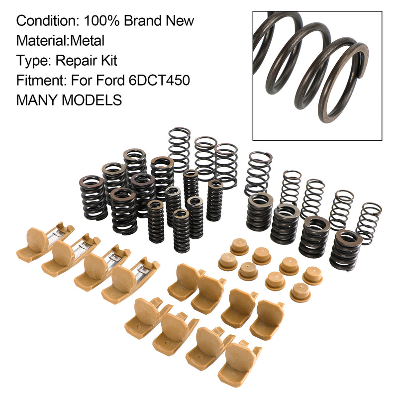 6DCT450 Ford-modeller MPS6 transmissionskoblingsholder-fjedre reparationssæt