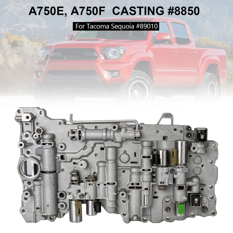 Toyota Tacoma 2004-on 5 SP R/AWD 4.0L A750E/F girkasseventilhus med solenoider TB-50LS