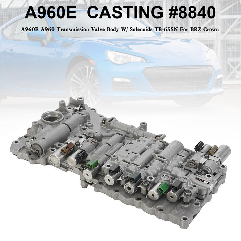 2009-2011 Hyundai Genesis 6 SP RWD 3.3L A960E A960 Vaihteistoventtiilin runko solenoideilla TB-65SN