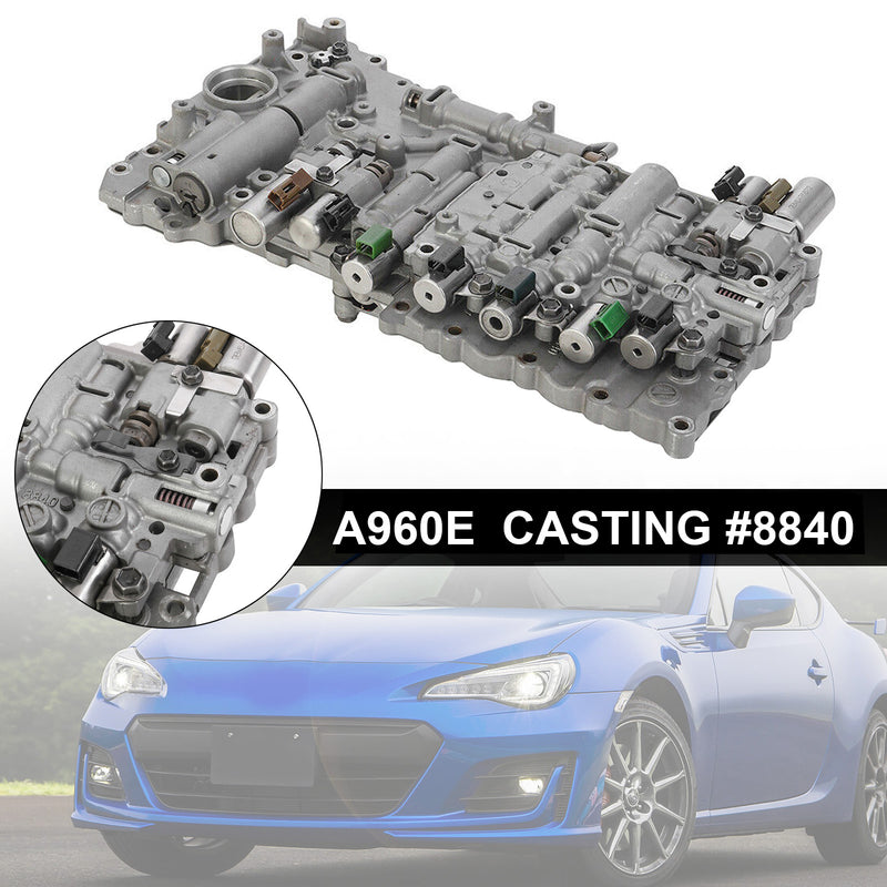 2012-2016 Toyota 86 Subaru BRZ 6 SP RWD 2.0L A960E A960 Corpo da válvula de transmissão com solenóides TB-65SN