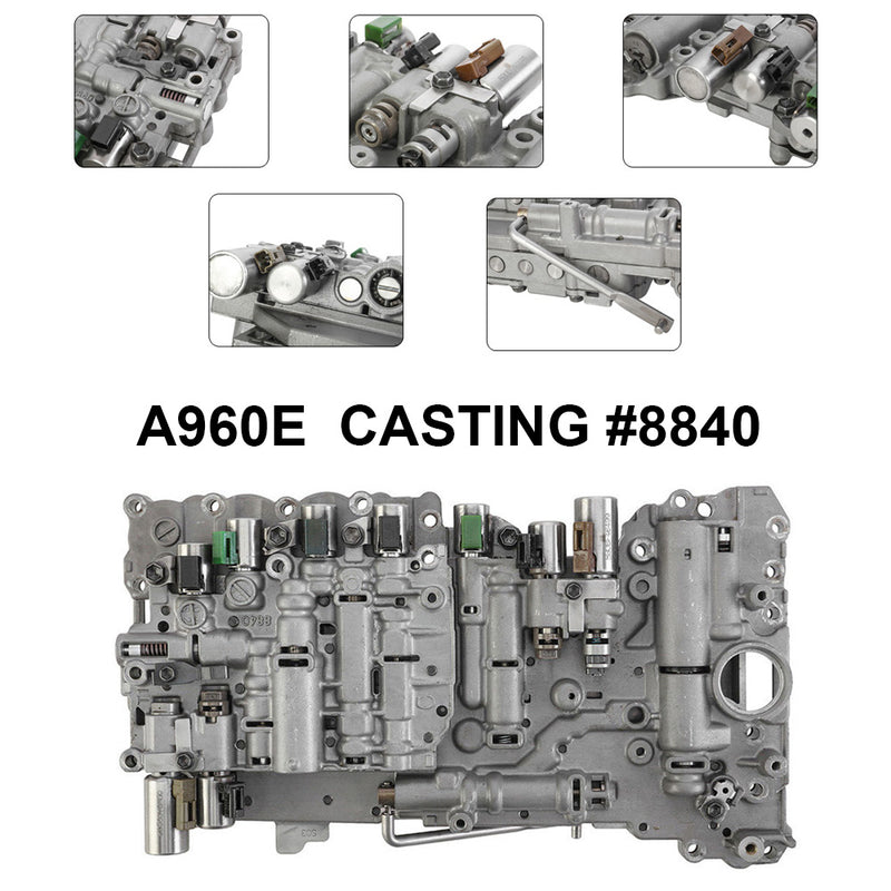 2009-2011 Hyundai Genesis 6 SP RWD 3.3L A960E A960 Vaihteistoventtiilin runko solenoideilla TB-65SN