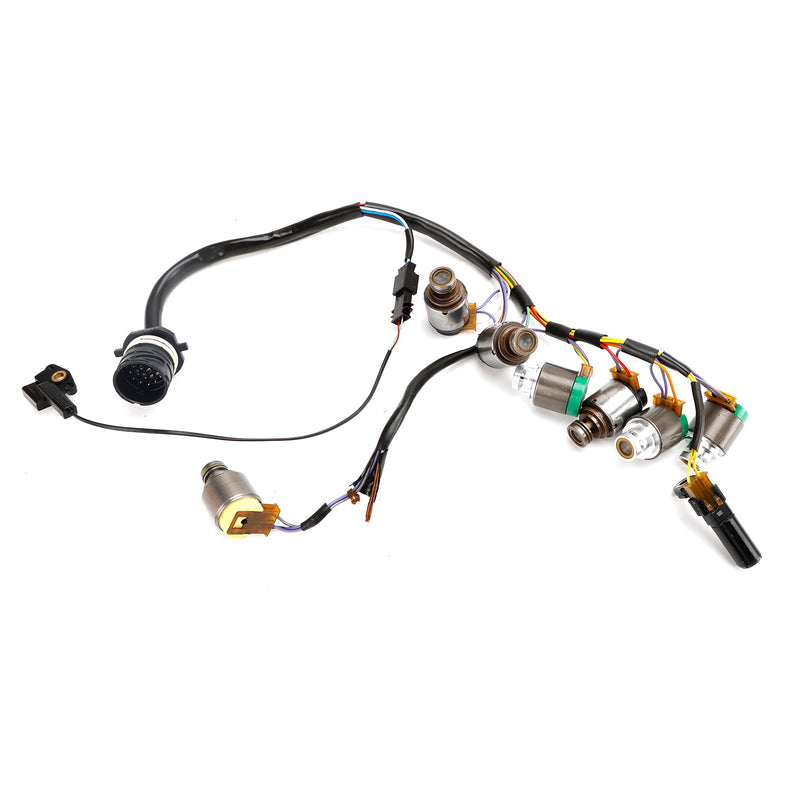 Elektromagnetické ventily převodovky Audi (ZF5HP-19FL, FLA(01V) 1995-ON) 7PCS 5HP19 s vnitřním kabelovým svazkem