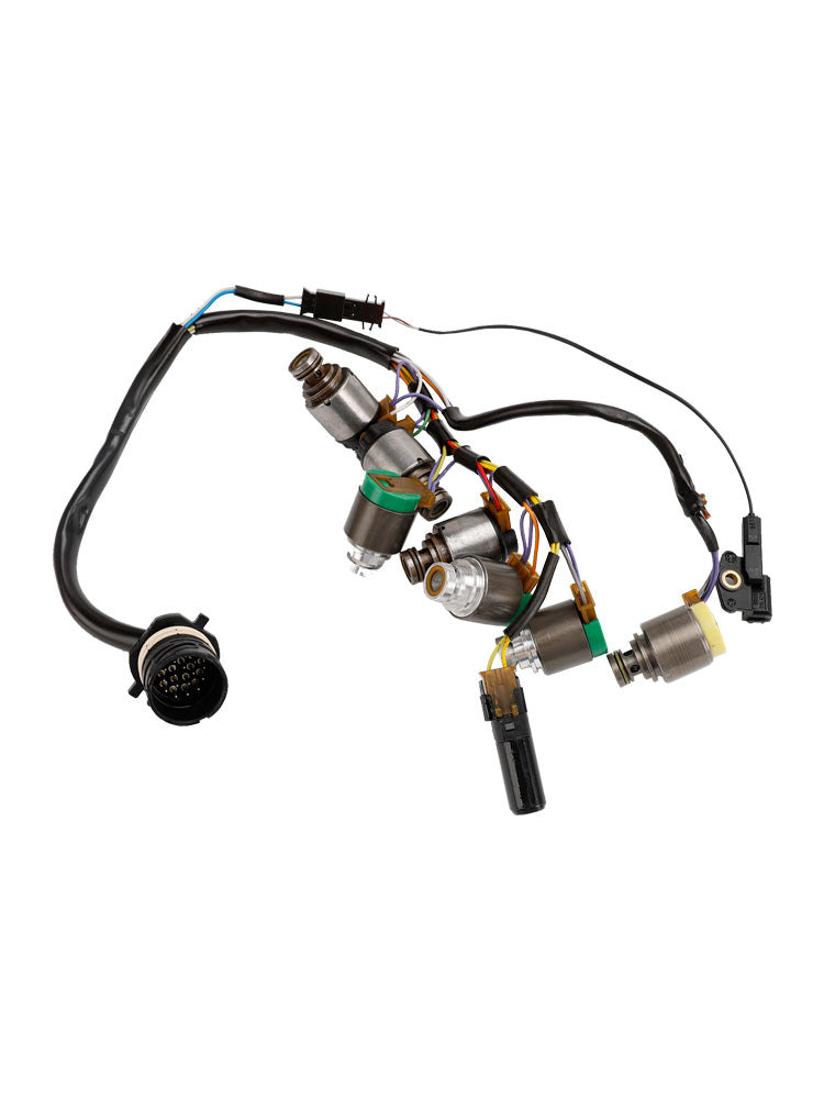 Elektromagnetické ventily převodovky Audi (ZF5HP-19FL, FLA(01V) 1995-ON) 7PCS 5HP19 s vnitřním kabelovým svazkem