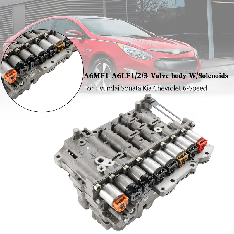 Korpus zaworu A6MF1 A6LF1/2/3 z elektrozaworami do Hyundai Sonata Kia Chevrolet 6-biegowy