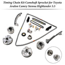 Lexus RX350 3.5L 2007-2015 / Lexus RX450h 3.5L 2010-2015 Kit de cadena de distribución Piñón del árbol de levas