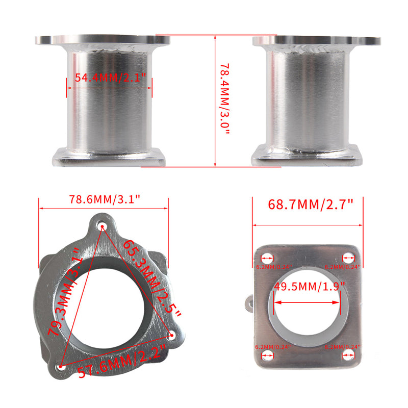 2003-2006 E83 2.0d/X3 3.0 2007-2010 E71 30dX GR zestaw zaślepek do BMW M47N2 M57N2