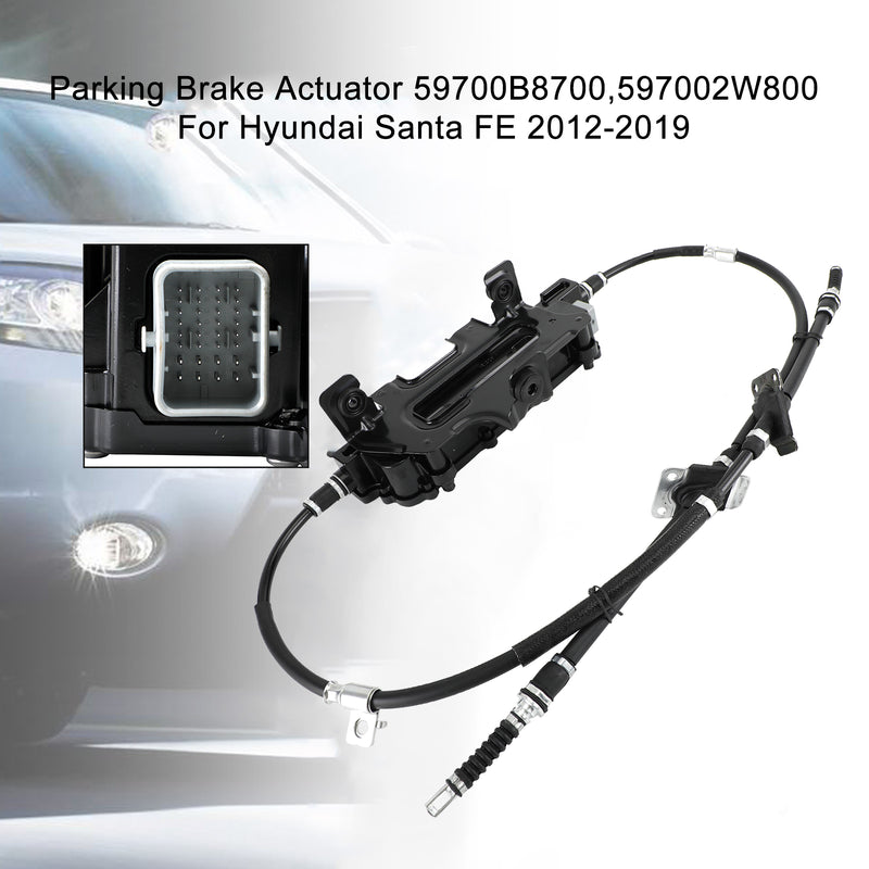 Parkeringsbroms Assy Electronic 59700B8700, 597002W600 för Hyundai SantaFE 2012-2019