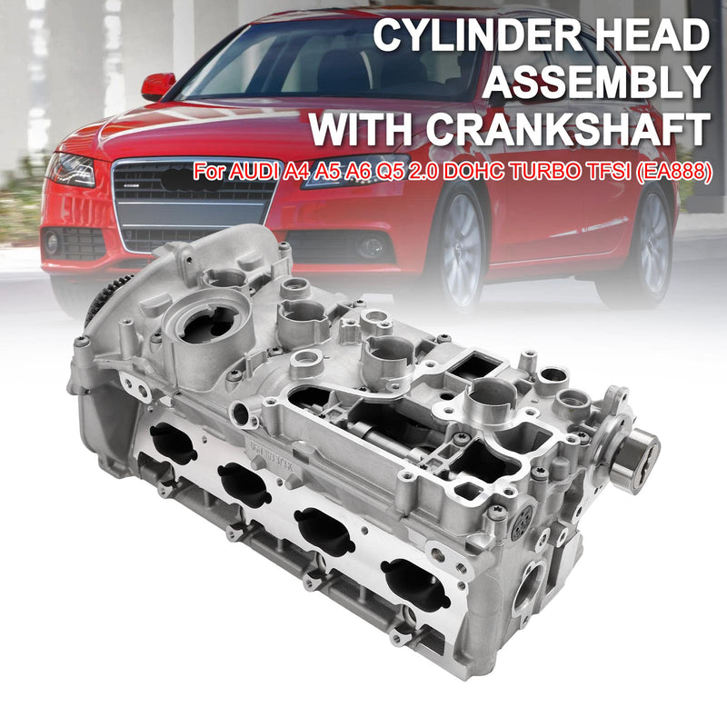 06H103373J Cylinderhovedsamling krumtapaksel til AUDI A4 A5 A6 Q5 2.0 DOHC TFSI (EA888)