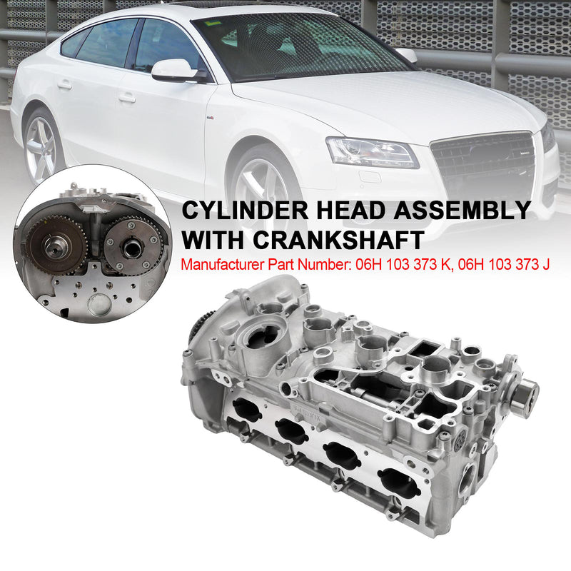 06H103373J Cylinderhovedsamling krumtapaksel til AUDI A4 A5 A6 Q5 2.0 DOHC TFSI (EA888)