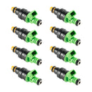 0280150558 42lbs Green Top Racing Fuel Injector 440CC EV1 Turbo 42lb/hr 8 PCS Generic