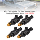 4 stk indsprøjtningsdyse til Opel Ascona Kadett Vauxhall Peugeot Volvo 0280150725