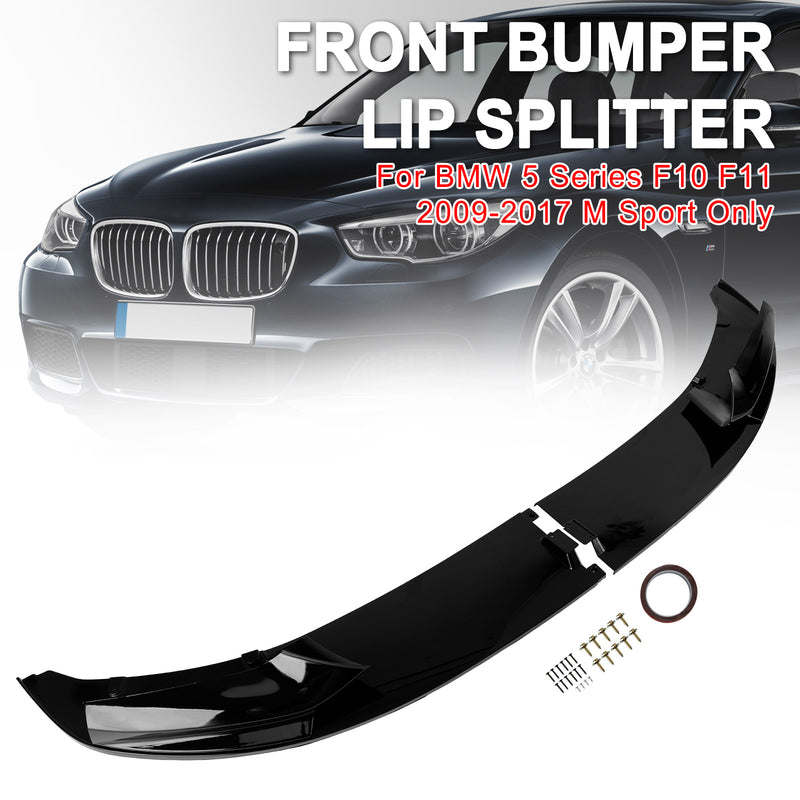 Front Spoiler Lippe Performance Glanz passend für BMW 5er F10 F11 2010-2017