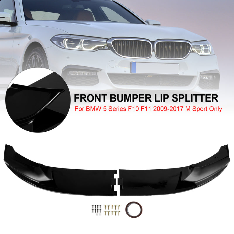 Front Spoiler Lippe Performance Glanz passend für BMW 5er F10 F11 2010-2017