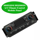 1997-2004 Chevrolet Corvette C5 Corvette A/C Climate Tax Module Panel 09352181 16256018
