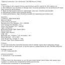 Carburador de 4 cilindros para estrangulador eléctrico 1411 Performer 750 CFM