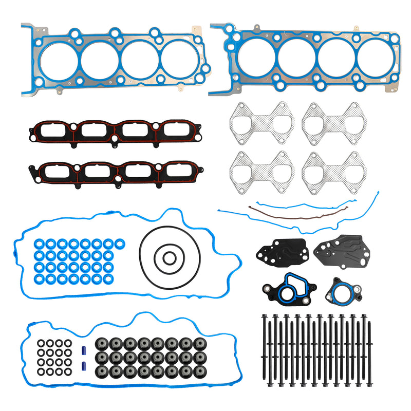 2004-2006 Ford F-150 5.4L 24 Zestaw uszczelek głowicy zaworu Śruby HS26306PT ES72798