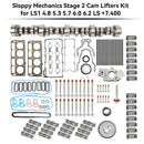1999-2010 Nákladní vozy/SUV 6.0L V-8 Sloppy Mechanics Stage 2 Cam Lifter Kit