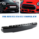 Vordere Nummernschildabdeckung glänzend schwarz für Mini F55 F56 F57 Cooper JCW 51117337791