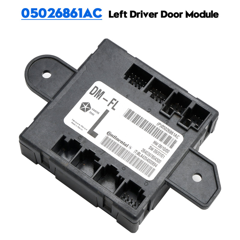 05026861AC Front Left Driver Door Module für Dodge Chrysler 2008-2016