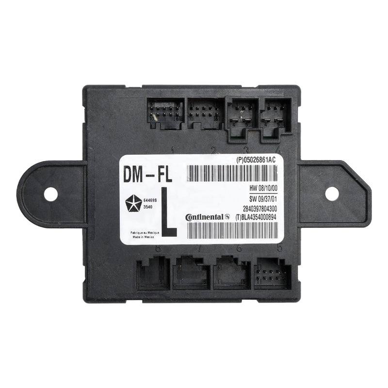 05026861AC Front Left Driver Door Module für Dodge Chrysler 2008-2016
