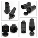 Purkaustyyppi 2 Euro-pistoke EV-latausaseman muuntimen liitinsovitin 16A EVSE IEC62196 -pistoke