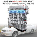 Brandneuer 2AZ-FE 2ARFE Motor, 2,4 l, für Toyota Camry (Baujahr 2002–2009)