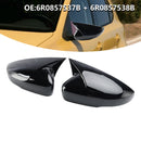 2009-2017 VW Polo MK5 Gloss Black Wing Door Mirror cobre esquerda + direita