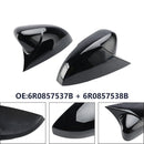 2009-2017 VW Polo MK5 Gloss Black Wing Door Mirror cobre esquerda + direita
