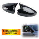 2009-2017 VW Polo MK5 Gloss Black Wing Door Mirror cobre esquerda + direita