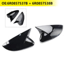 2009-2017 VW Polo MK5 Gloss Black Wing Door Mirror cobre esquerda + direita