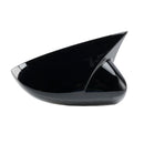 2009-2017 VW Polo MK5 Gloss Black Wing Door Mirror cobre esquerda + direita