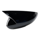 2009-2017 VW Polo MK5 Gloss Black Wing Door Mirror cobre esquerda + direita