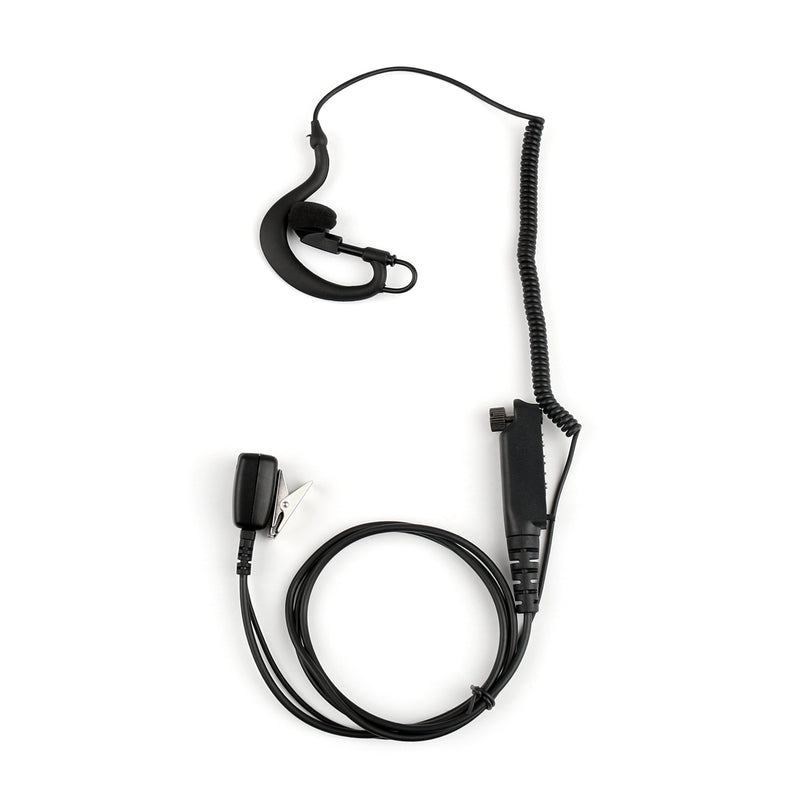 G-Shape Ear-Hook Earpiece Headset PTT Mic för Sepura STP8000 Walkie Talkie