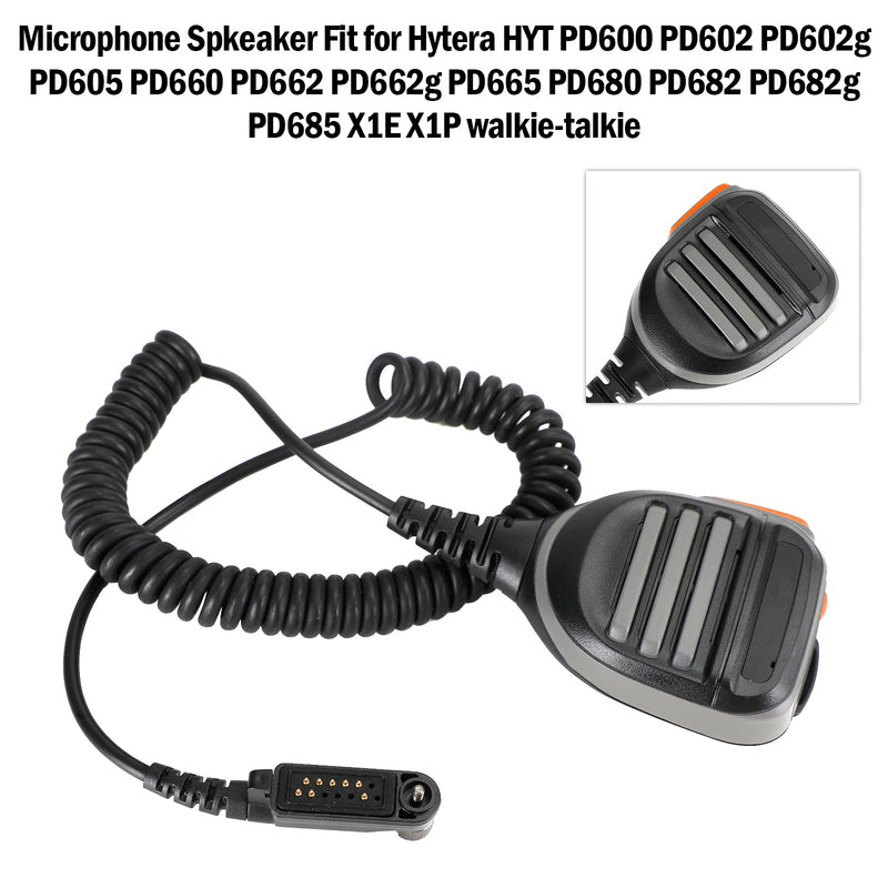 X1E-SM10 Mikrofonlautsprecher für Hytera PD660 PD662 PD665 PD680 PD682 PD685 X1P