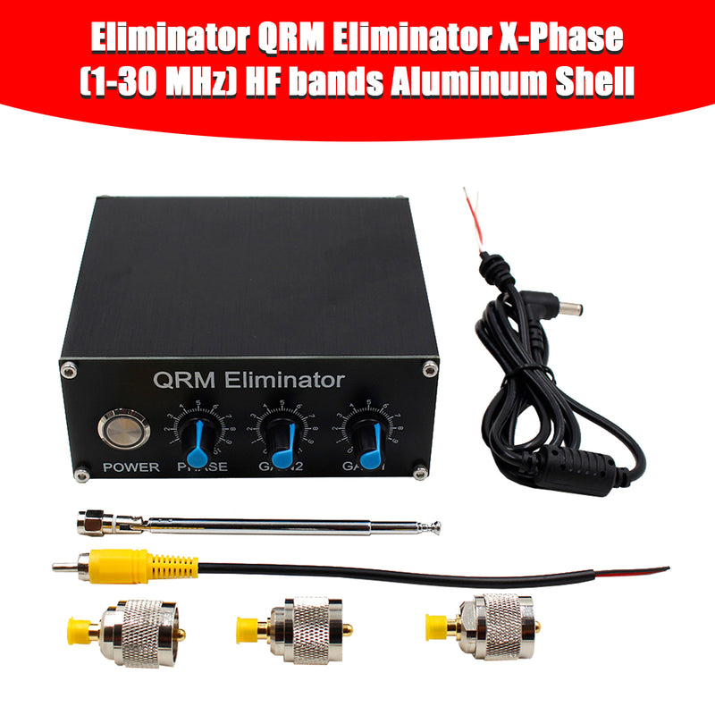 Latest Eliminator QRM Eliminator X-Phase (1-30 MHz) HF-Bänder Aluminiumgehäuse