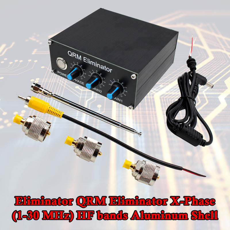 Eliminador de Segunda Geração QRM Eliminator X-Phase (1-30MHz) Caixa de Bandas HF