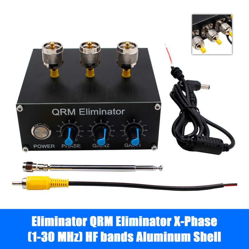 Eliminador de Segunda Geração QRM Eliminator X-Phase (1-30MHz) Caixa de Bandas HF