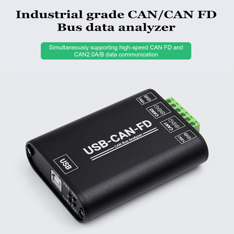 Conversor de interface USB para CAN FD Módulo de comunicação do analisador de dados CAN Bus