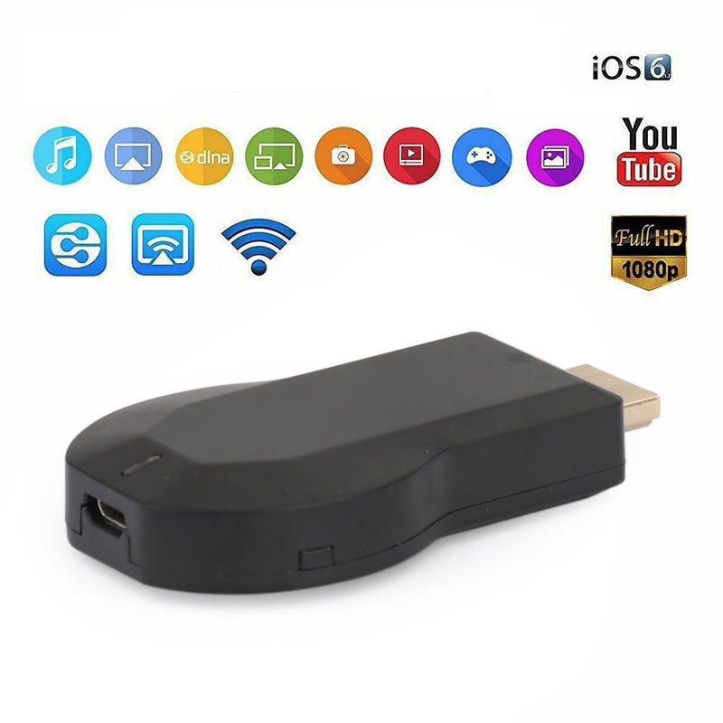 M4+ Air Play HD TV Stick WIFI Mottagare Display Dongle Streamer