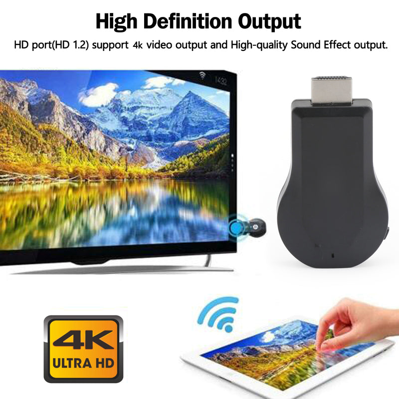 Receptor True 4K M100 TV Stick Dongle HD TV WiFi Receptor sem fio