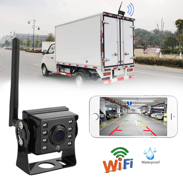 WiFi Wireless Car Truck RV Trailer Backup Camera CCTV iOS Androidille