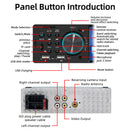 4,1" yhden DIN-auton MP5-soitin Kosketusnäyttö FM-stereoradio Bluetooth + Carema
