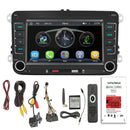 7-calowy samochodowy radioodtwarzacz Bluetooth Volkswagen Samochodowy odtwarzacz MP5 Bezprzewodowy Carplay + 4 kamery LED