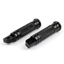 Pedale hinten Harley Sportster XL883 XL1200 V-bar Modell Schwarz