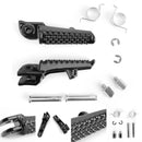 Vordere Fußraste Fußstütze für Honda CB1000R CBR 600 1000 RR VTR1000 VTR1000S Schwarz Generic