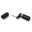 Crash Pads Crash Protector Yamaha YZF R6 R6S 2003-2008 No Cut Preto Genérico