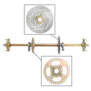 32 "ATV Quad Go Kart Hinterradachse Kit Ritzel Bremsrad Nabe Bremsbaugruppe