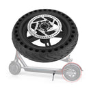 87mm para m365/1s/lite 8.5 "pneu de scooter da roda traseira de borracha sólida + cubo + disco de freio a disco