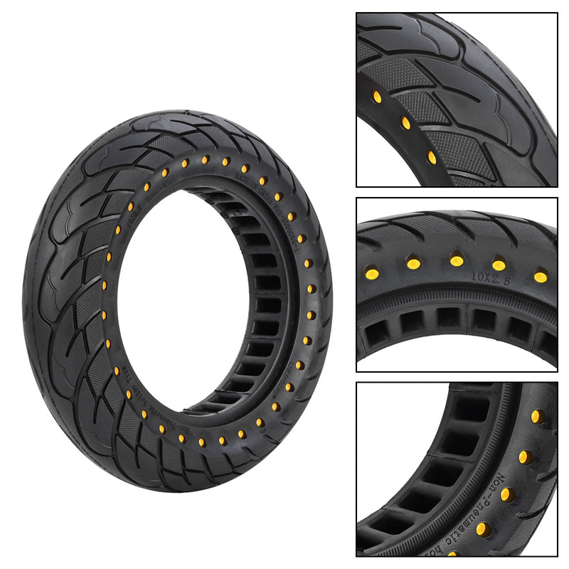 10 x 2.5 Gummi-Vollreifen 60/70-65 für Ninebot Max G30 Wabenreifen ersetzen