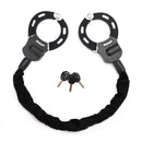 Motorsykkel Sykkel El-scooterlås med nøkkel 60cm Kjedelås Tyverisikring med veske